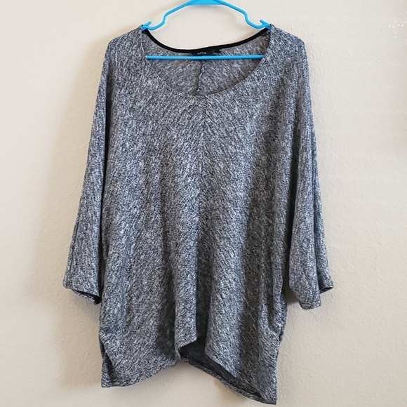 Apt. 9 Tops - 🌟 3 for $15 Deal! 🌟Apt 9 gray silver top blouse 1X